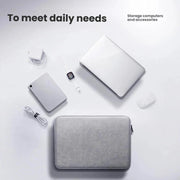 PU Suede Laptop Sleeve Case Business Notebook & Tablet Protective Inner Bag with Soft Lining, BUBM 13-inch, BUBM 14 Inch