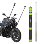 aMagins Asta telescopica per selfie in alluminio da 1,1 m per ciclismo, fotografia e monopiede per fotocamera, Only Stick, With Trekking Pole Tip