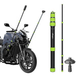 aMagins Asta telescopica per selfie in alluminio da 1,1 m per ciclismo, fotografia e monopiede per fotocamera, Only Stick, With Trekking Pole Tip
