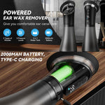 Pulitore auricolare elettrico per uso domestico, dispositivo portatile per la pulizia delle orecchie e la rimozione del cerume., E80
