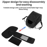 Trasportino portatile per animali domestici da viaggio, per il sedile anteriore dell'auto, con console centrale.