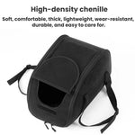Trasportino portatile per animali domestici da viaggio, per il sedile anteriore dell'auto, con console centrale.