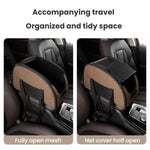 Trasportino portatile per animali domestici da viaggio, per il sedile anteriore dell'auto, con console centrale.