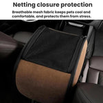 Trasportino portatile per animali domestici da viaggio, per il sedile anteriore dell'auto, con console centrale.