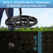 Rilevatore di metalli impermeabile per esterni Goint MD6012, dispositivo di alta precisione per la ricerca di tesori., MD6012