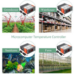 Termoregolatore digitale STC-8080A+ per refrigerazione con funzione di sbrinamento e allarme, per celle frigorifere e congelatori commerciali., STC-8080A+ 220V