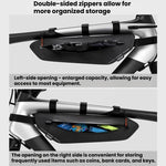 ENLEE STP-01T Borsa impermeabile per telaio bici da strada, marsupio porta attrezzi per tubo orizzontale.
