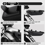 ENLEE STP-01T Borsa impermeabile per telaio bici da strada, marsupio porta attrezzi per tubo orizzontale.