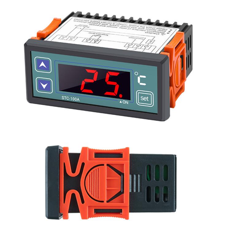 Regolatore di temperatura digitale STC-100A per riscaldamento e raffreddamento di serre e celle frigorifere di piccole/medie dimensioni., STC-100A 220V