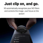 Per Insta360 X5, 2 filtri panoramici per action camera (2 pezzi/confezione): filtri a densità neutra, filtri di protezione in vetro., ND16, ND32, ND64