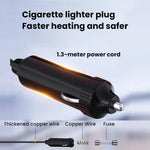 Riscaldatore per veicoli con velocità della ventola regolabile, riscaldatore antiappannamento e sbrinamento, Black 12V, Black 24V, Brown 12V, Brown 24V
