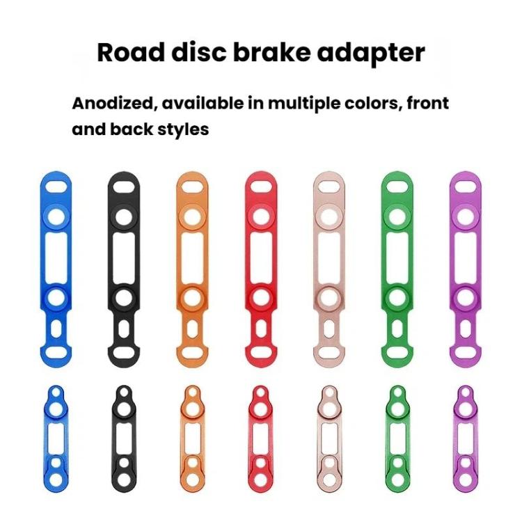 Adattatore ENLEE per freni a disco per bici da strada, Front Clamp Black, Front Clamp Red, Front Clamp Blue, Rear Clamp Black, Rear Clamp Red, Rear Clamp Blue