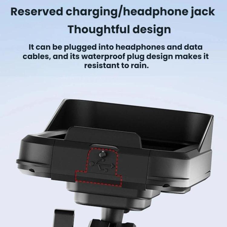 Supporto impermeabile per telefono con navigatore per moto e biciclette, Handlebar Charging, Handlebar Standard, Rearview Mirror Charging, Rearview Mirror Standard