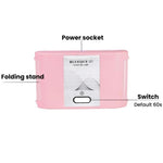 BLUEQUE 3T USB 36W Lampada per unghie portatile pieghevole UV per smalto gel, luce LED per polimerizzazione, USB Type