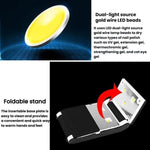 BLUEQUE 3T USB 36W Lampada per unghie portatile pieghevole UV per smalto gel, luce LED per polimerizzazione, USB Type