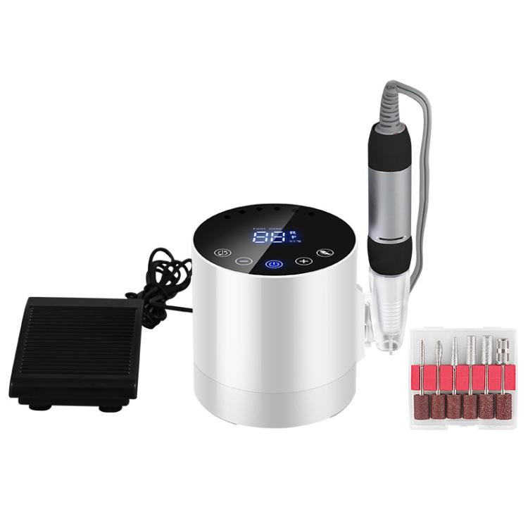 BLUEQUE BQ-213 Lima per unghie cilindrica elettrica, strumento per la rimozione delle cuticole, EU Plug (White), US Plug (White), EU Plug (Red), US Plug (Red)