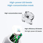 BLUEQUE Lampada LED portatile ricaricabile da 3W per asciugatura unghie, lampada per polimerizzazione di una singola punta dell'unghia, 3A Push-Button (White), 3B Screen (White), 3A Push-Button (Wood Grain), 3B Screen (Wood Grain)