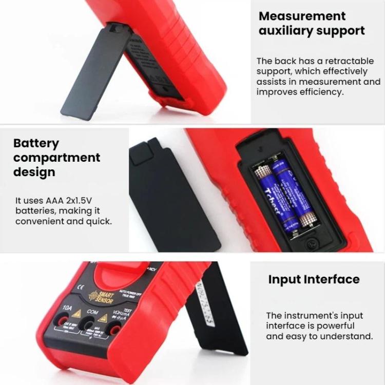 Multimetro digitale portatile SMART SENSOR ST833A