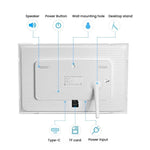 Cornice digitale intelligente con calendario e agenda da 10,1 pollici con Wi-Fi e display touchscreen, controllabile tramite app., EU Plug, US Plug, UK Plug, AU Plug