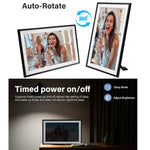 Cornice digitale intelligente con calendario e agenda da 10,1 pollici con Wi-Fi e display touchscreen, controllabile tramite app., EU Plug, US Plug, UK Plug, AU Plug