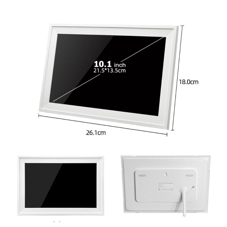Cornice digitale intelligente con calendario e agenda da 10,1 pollici con Wi-Fi e display touchscreen, controllabile tramite app., EU Plug, US Plug, UK Plug, AU Plug