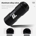 WEST BIKING Adattatore universale per valvola di gonfiaggio CO2 per biciclette, compatibile con valvole Presta e Schrader, con manicotto in schiuma antigelo.