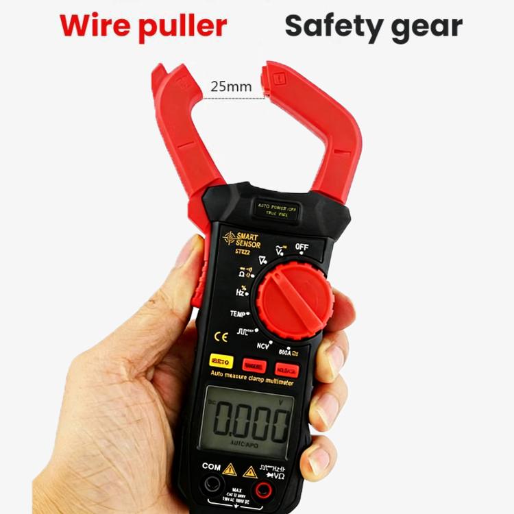 Multimetro a pinza CC con display digitale ad alta precisione SMART SENSOR, ST822