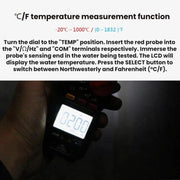 Multimetro a pinza CC con display digitale ad alta precisione SMART SENSOR, ST822
