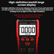 SMART SENSOR Multimetro digitale automatico portatile multifunzione ad alta precisione, ST833D
