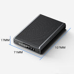 M.2 Disk Array Enclosure NVMe / SATA Dual-Protocol RAID Portable SSD Enclosure 20Gbps Offline Copy, DB280A3