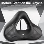 Sella da bici WEST BIKING Comfort con ammortizzazione, design ampio e ventilato per mountain bike/bici da strada., M, L