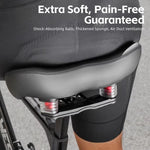 Sella da bici WEST BIKING Comfort con ammortizzazione, design ampio e ventilato per mountain bike/bici da strada., M, L