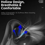 Sella da bici WEST BIKING Comfort con ammortizzazione, design ampio e ventilato per mountain bike/bici da strada., M, L