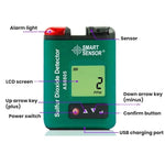 Rilevatore di concentrazione di biossido di zolfo con display digitale SMART SENSOR, AS8805