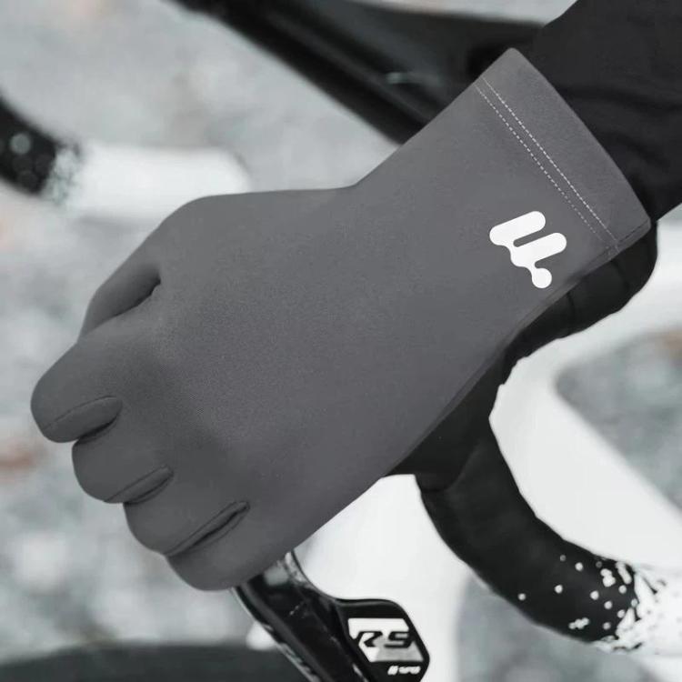 Guanti invernali da ciclismo WEST BIKING con touchscreen, foderati in pile, a dita intere, termici per bici da strada.
