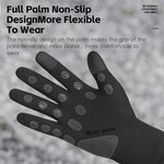 Guanti invernali da ciclismo WEST BIKING con touchscreen, foderati in pile, a dita intere, termici per bici da strada.