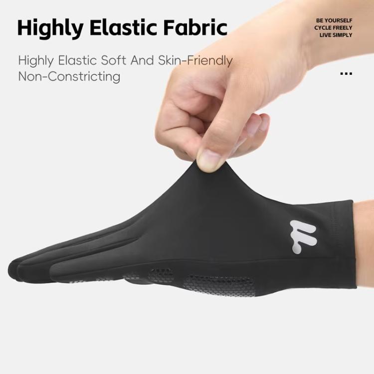 Guanti invernali da ciclismo WEST BIKING con touchscreen, foderati in pile, a dita intere, termici per bici da strada.