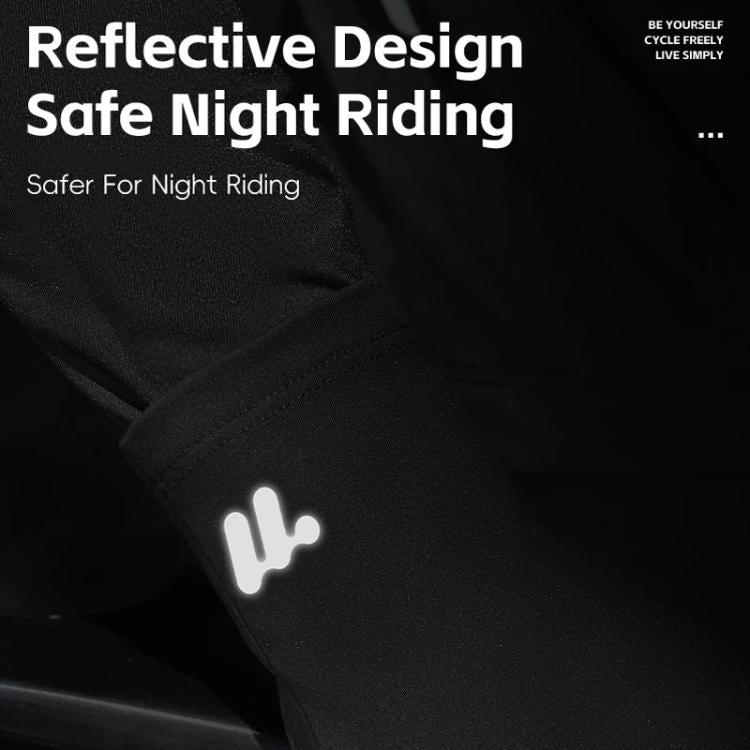 Guanti invernali da ciclismo WEST BIKING con touchscreen, foderati in pile, a dita intere, termici per bici da strada.