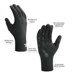 Guanti invernali da ciclismo WEST BIKING con touchscreen, foderati in pile, a dita intere, termici per bici da strada.