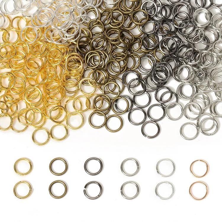 200 anelli di congiunzione per gioielli fatti a mano, accessori fai da te, 1.2 x 12mm