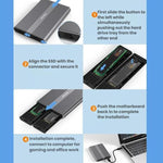 Portable Hard Drive Enclosure Dual-Bay External M.2 Reader, Blueendless M2836SN M.2 SATA / NVMe, Blueendless M2826N M.2 NVMe x 2, Blueendless M2826SN M.2 NVMe+SATA, Blueendless M2826S M.2 SATA x 2
