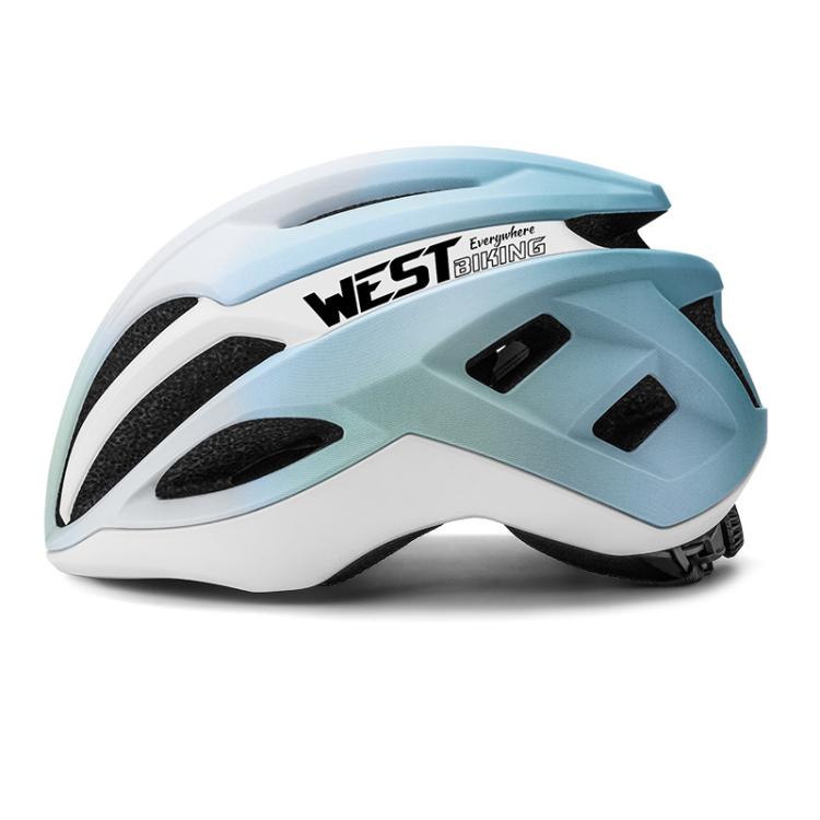 Casco da ciclismo WEST BIKING per ragazzi, ideale per bici da strada e mountain bike, con imbottitura agli ioni negativi e fibbia magnetica., 48-52cm