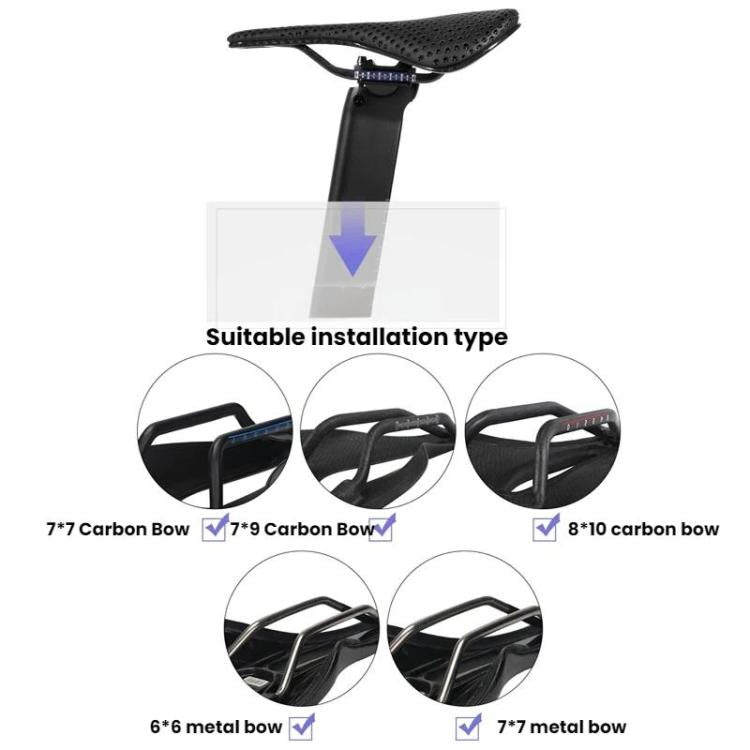 Reggisella da strada in fibra di carbonio TOSEEK per JAVA Siluro 6top