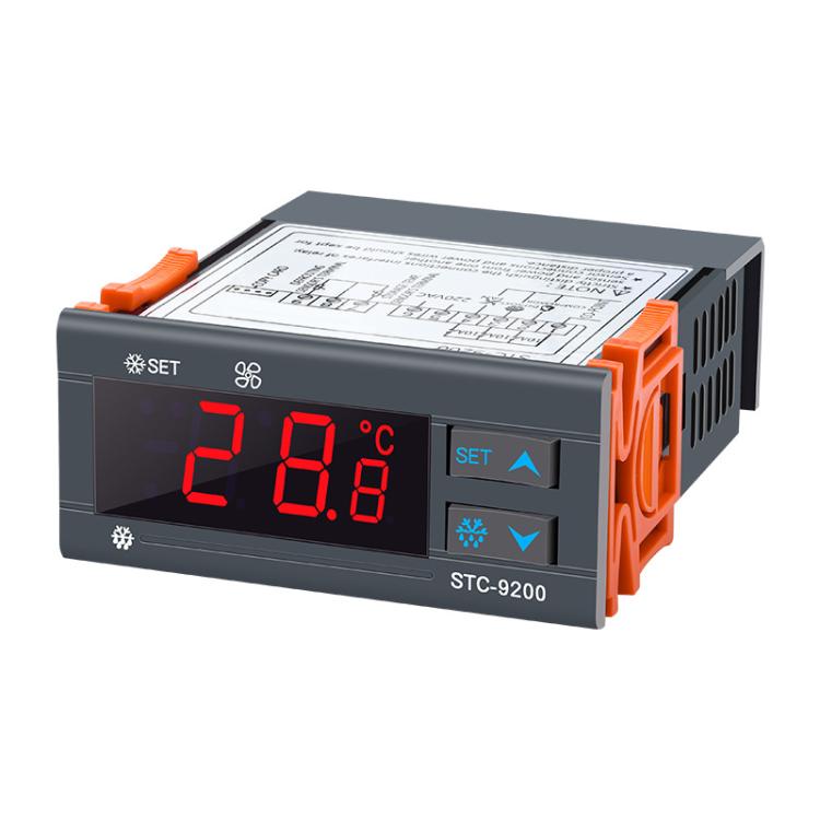 Regolatore di temperatura a microcomputer STC-9200 - Uscita a 3 modalità per refrigerazione, sbrinamento e controllo della ventola, universale per celle frigorifere/refrigeratori