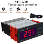 Regolatore di temperatura a microcomputer STC-9200 - Uscita a 3 modalità per refrigerazione, sbrinamento e controllo della ventola, universale per celle frigorifere/refrigeratori