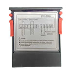 Termoregolatore digitale ETC-200+ con funzioni di refrigerazione, riscaldamento, ritardo sbrinamento e allarme., 220V English Version, 110V  English Version