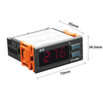 Termoregolatore digitale ETC-200+ con funzioni di refrigerazione, riscaldamento, ritardo sbrinamento e allarme., 220V English Version, 110V  English Version