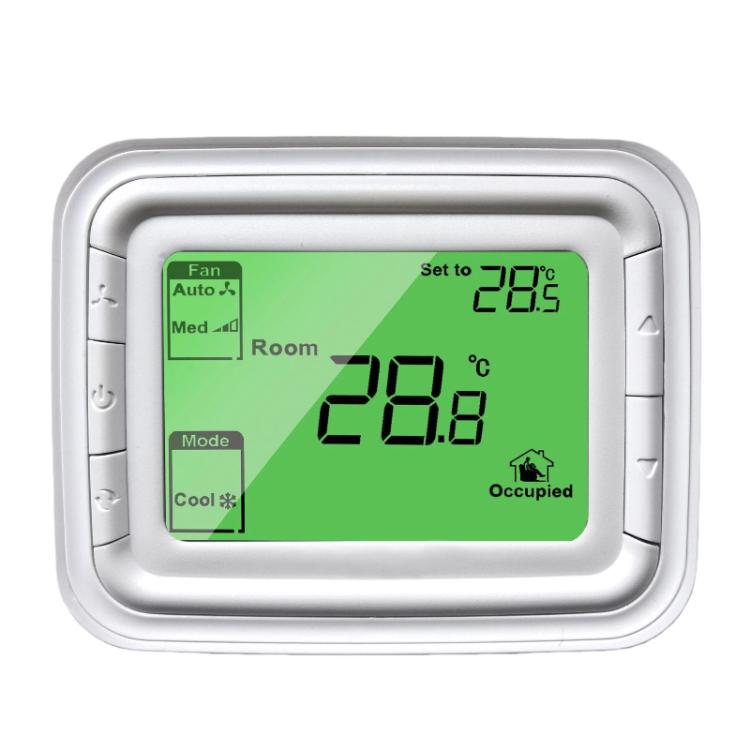 Termostato digitale da 220 V con ampio display LCD per condizionatore d'aria FCU, T6861H2WB, T6861H2WG
