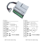 Termostato digitale da 220 V con ampio display LCD per condizionatore d'aria FCU, T6861H2WB, T6861H2WG