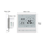Termostato da pavimento WIFI compatibile con l'app Tuya Smart Home, controllo remoto e regolatore di temperatura per riscaldamento a pavimento., 220V 16A, 220V 3A